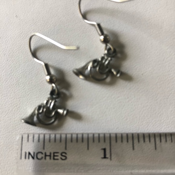 French horn earrings - Picture 4 of 6